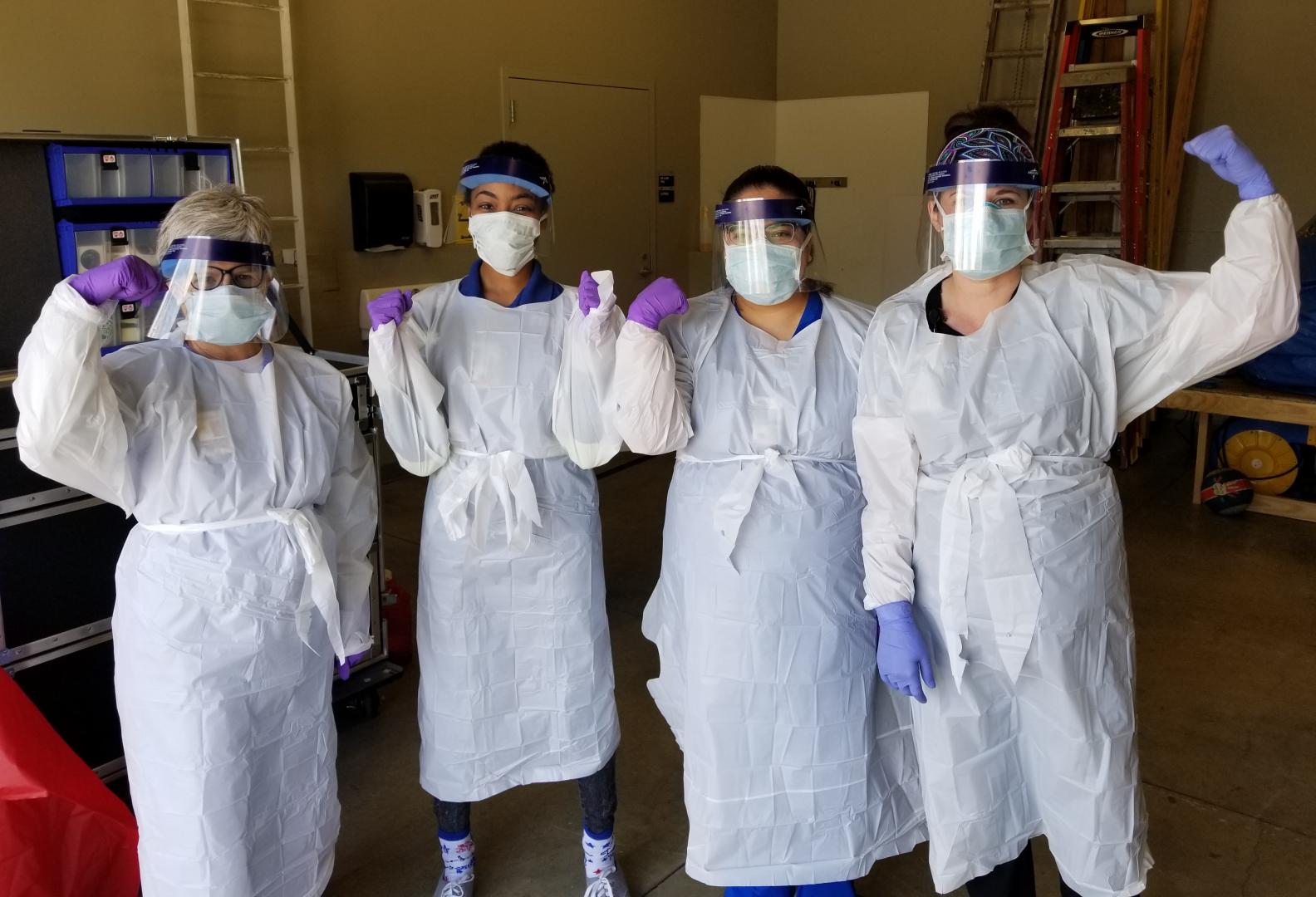 Frontline medical workers