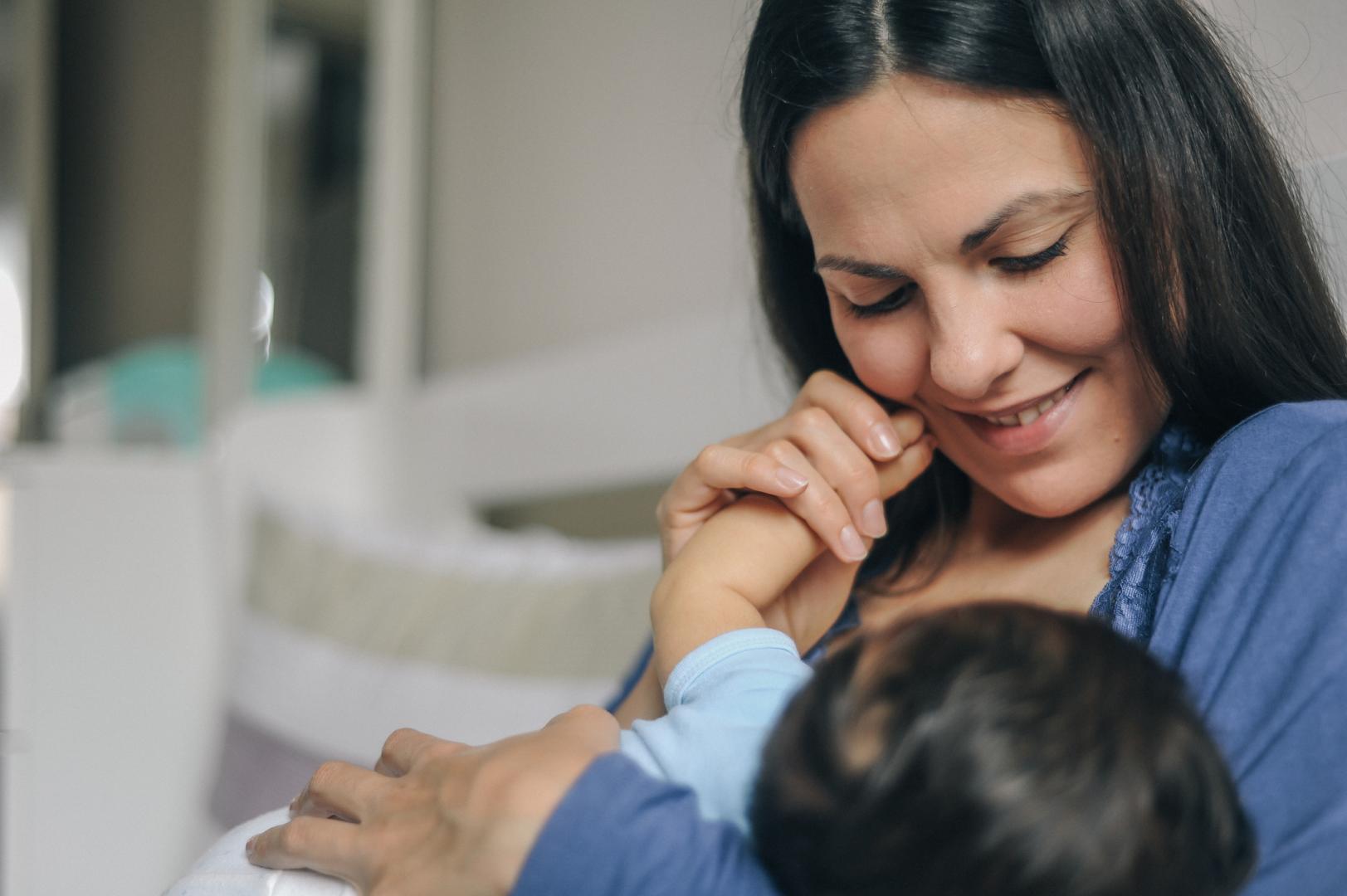 Woman with baby