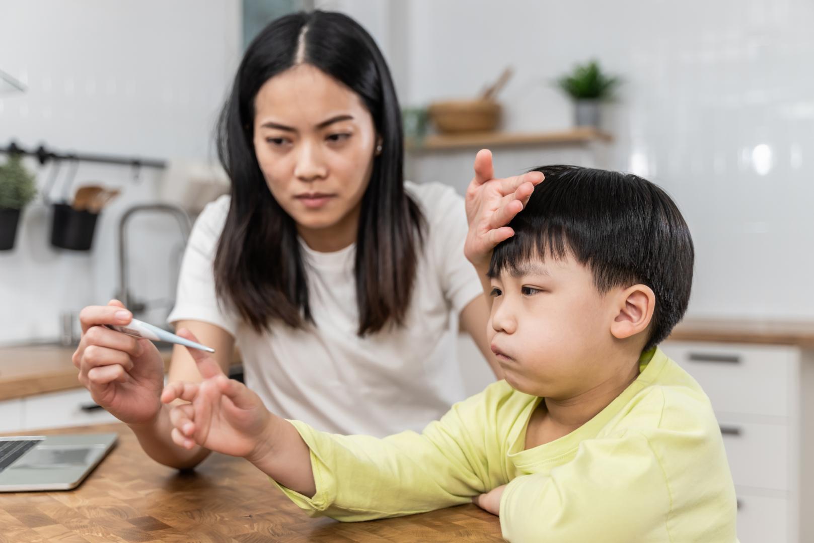Child with fever