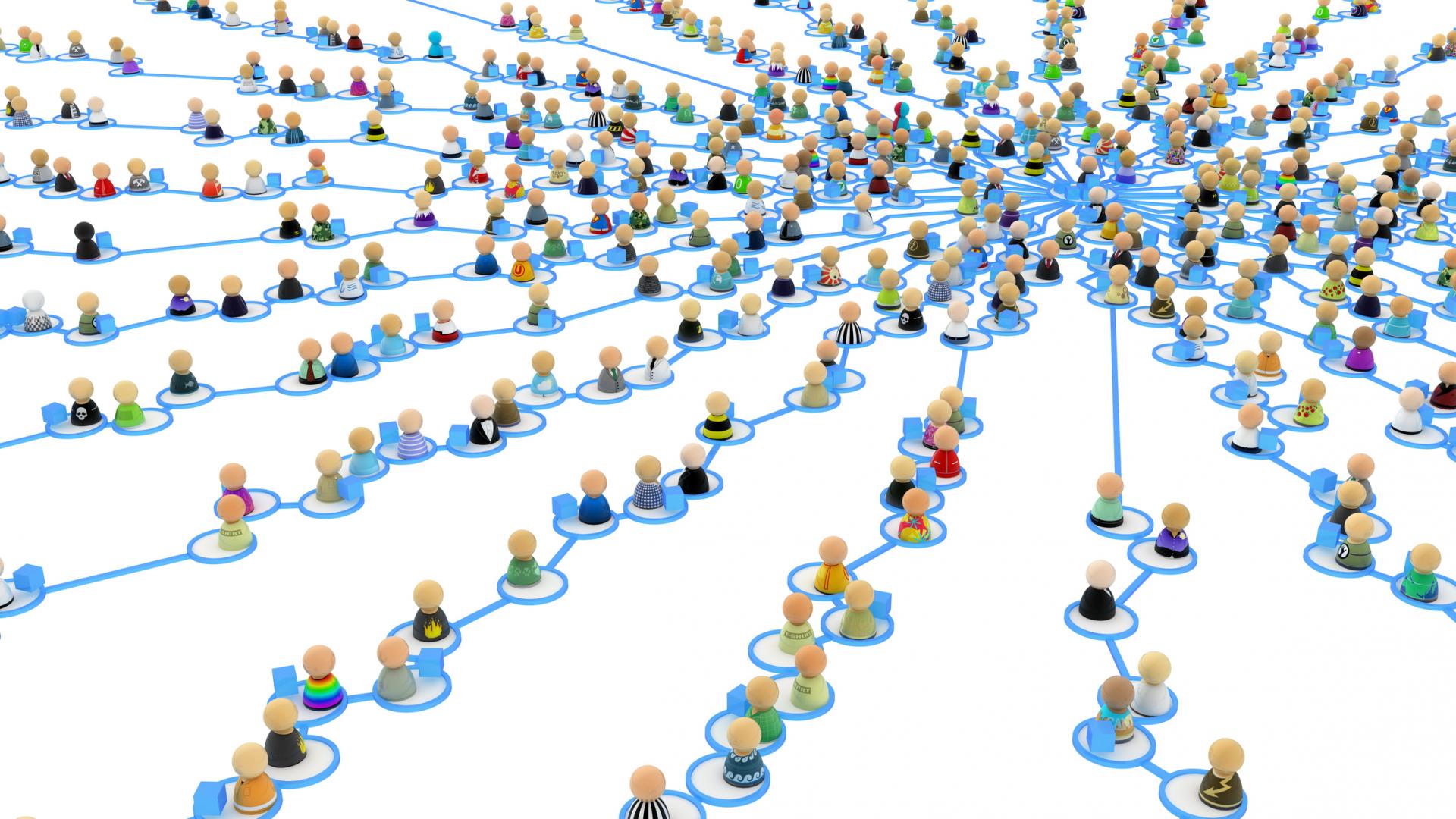 Abstract crowd