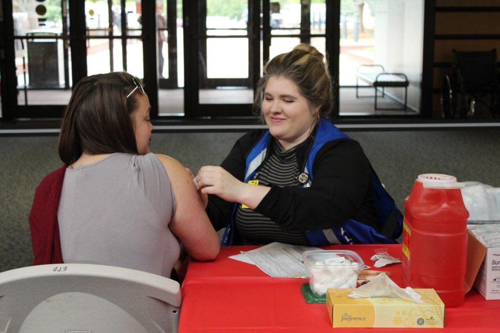 Pop Up Flu Clinic as Part of Emergency Preparedness Exercise