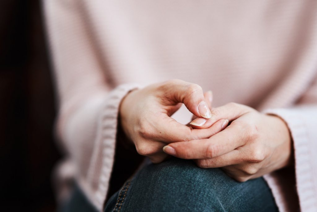 folded hands