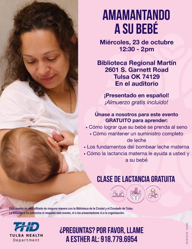 Breastfeeding Class Flyer - Spanish